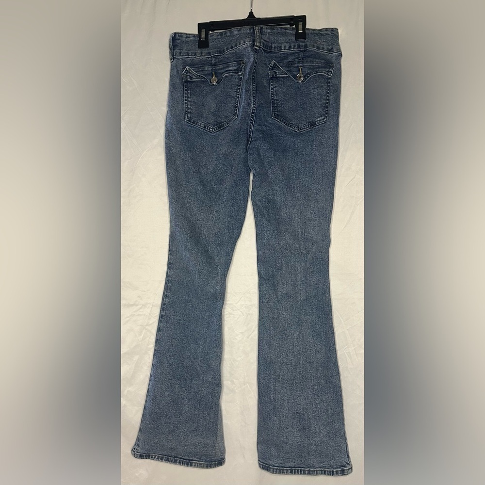 Pacsun Women’s Denim Blue Jean with Pockets size 30 Stretch Low Rise Bootcut - Picture 4 of 13